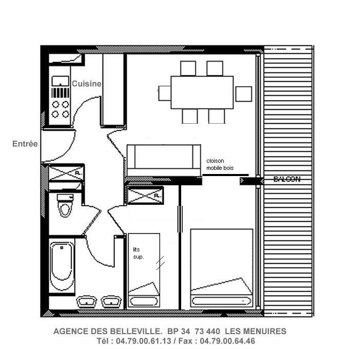  Menuires  Residence Aravis 