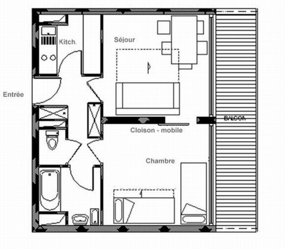  Menuires  Residence Aravis 