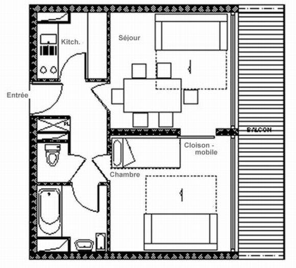  Menuires  Residence Aravis 