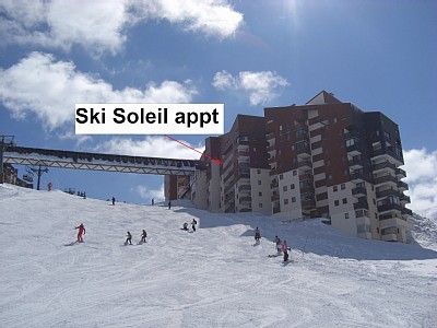 Croisette Menuires  Residence Ski Soleil